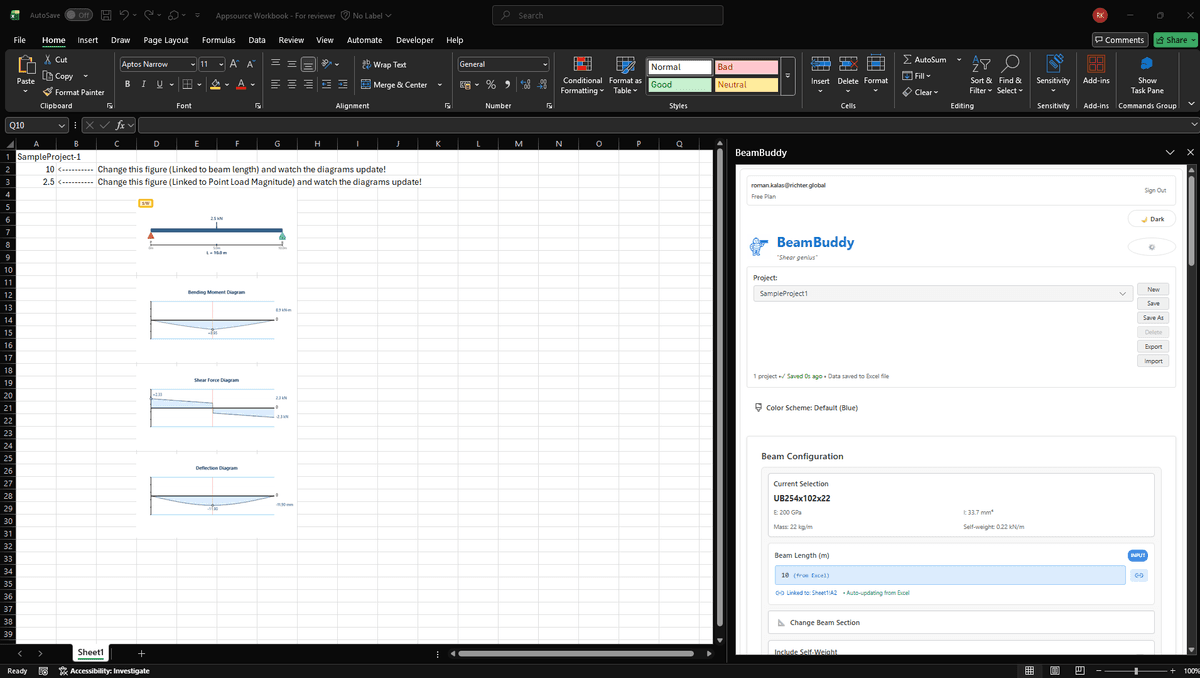 BeamBuddy Interface